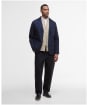 Men's Barbour Bayview Herringbone Overshirt - Navy