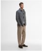 Men's Barbour Marlow Tailored Wool Blend Overshirt - Dark Grey Marl