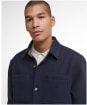 Men's Barbour Marlow Tailored Wool Blend Overshirt - Navy Marl