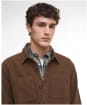 Men's Barbour Regular Moleskin Overshirt - Dark Sand