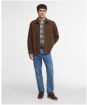 Men's Barbour Regular Moleskin Overshirt - Dark Sand
