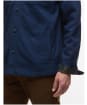 Men's Barbour Giles Regular Twill Overshirt - Navy