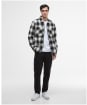 Men's Barbour International Carlisle Ombre Overshirt - Black