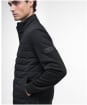 Men's Barbour International Collins Baffle Quilted Sweatshirt - Black