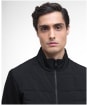 Men's Barbour International Collins Baffle Quilted Sweatshirt - Black