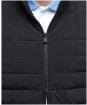 Men's Barbour International Collins Baffle Quilted Sweatshirt - Black