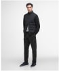 Men's Barbour International Collins Baffle Quilted Sweatshirt - Black