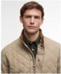 Men's Barbour Shoveler Quilted Jacket - Military Brown