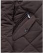 Men's Barbour Winter Chelsea Quilted Jacket - Black Oak / Midnight