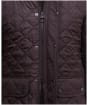 Men's Barbour Lowerdale Quilted Jacket - Black Oak / Classic Tartan