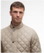Men's Barbour Lowerdale Quilted Jacket - WASHED STONE/CLA