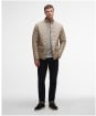 Men's Barbour Lowerdale Quilted Jacket - WASHED STONE/CLA