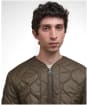 Men's Barbour Re-Engineered Utility Liddesdale Quilted Jacket - Dark Olive