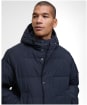Men's Barbour Hooded Bedale Puffer Jacket - Dark Navy
