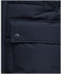 Men's Barbour Hooded Bedale Puffer Jacket - Dark Navy