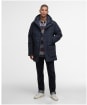 Men's Barbour Hooded Bedale Puffer Jacket - Dark Navy