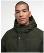Men's Barbour Hooded Bedale Puffer Jacket - Sage