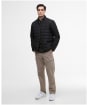 Men's Barbour International Aldon Quilted Jacket - Black