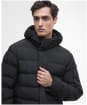 Men's Barbour International Daleson Puffer Jacket - Black