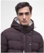 Men's Barbour International Daleson Puffer Jacket - Java Red