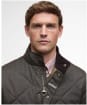 Men's Barbour Winter Shoveler Quilted Jacket - Dark Olive