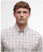 Men's Barbour Sporting Tattersall Shirt - Long Sleeve - Copper