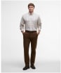 Men's Barbour Sporting Tattersall Shirt - Long Sleeve - Copper