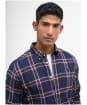 Men’s Barbour Crossfell Tailored Shirt - Inky Blue