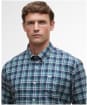 Men's Barbour Turville Regular Fit Shirt - Mallard Green