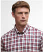 Men's Barbour Turville Regular Fit Shirt - Fired Brick