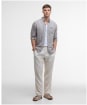Men's Barbour Linton Tailored Shirt - Dark Oak