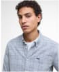 Men's Barbour Southfield Tailored Shirt - Light Grey Marl