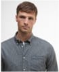 Men's Barbour Turner Tailored Shirt - Grey Marl
