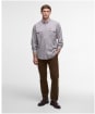 Men's Barbour Fenn Regular Thermo Weave Gingham Shirt - Fired Brick