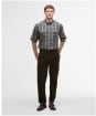 Men's Barbour Saldon Thermo Weave Regular Checked Shirt - Olive