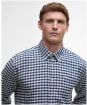 Men's Barbour Colderham Regular Checked Shirt - Navy