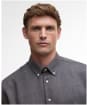 Men's Barbour Tamish Regular Herringbone Shirt - Grey Marl