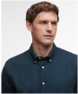 Men's Barbour Tamish Regular Herringbone Shirt - Navy