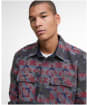 Men's Barbour Greatend Relaxed Jacquard Shirt - Olive