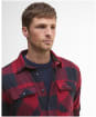 Men's Barbour Bertow Relaxed Gingham Shirt - Navy