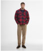 Men's Barbour Bertow Relaxed Gingham Shirt - Navy