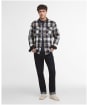 Men's Barbour Grasmoor Relaxed Checked Shirt - Navy