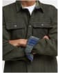 Men's Barbour Baystone Relaxed Twill Shirt - Olive