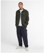 Men's Barbour Baystone Relaxed Twill Shirt - Olive