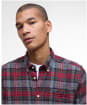 Men's Barbour Ashroad Tailored Checked Shirt - Red