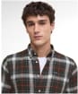 Men's Barbour Whernside Tailored Checked Shirt - Olive