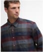 Men's Barbour Copswell Relaxed Checked Shirt - Navy