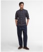 Men's Barbour Haddington Tailored Tartan Shirt - Midnight Oak Tartan