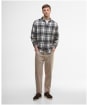 Men's Barbour Chopford Relaxed Checked Shirt - Charcoal