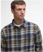 Men's Barbour Chopford Relaxed Checked Shirt - Navy